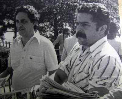 Lula e Fernando Henrique, panfletando juntos